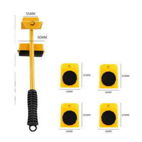 Hot selling 5 pcs Furniture Lifter Transport Wheels Moving Hand Tools Set