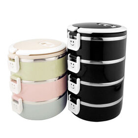 Multi Layer Stainless Steel Thermal Lunch Box With Outdoor Picnic Cooler Bag