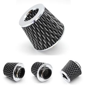 Universal High Flow Cold Air Intake Kit Clamp On Performance Air Filter Aftermarket Automobile Modification Car Intake Spare Parts