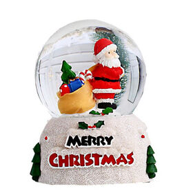 New Luminous Crystal Ball Christmas Snowball Desktop Ornament