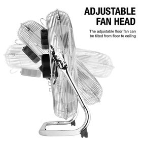 Factory OEM 18 Inch Metal Floor Fan High Velocity Portable Industrial Ventilation Floor Cooling Fan -NEW2