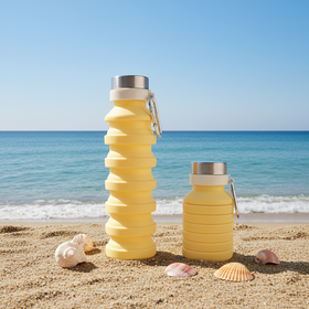 Food Grade Silicone Foldable Travel Tumbler Cup