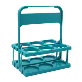 Foldable Plastic 4 Bottles Wine Beer Beverage Carrier