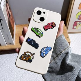 Custom Metal Enamel Decals 3D Full Coverage Self-Adhesive For Cell Phone Fashion Decorative Sticker Gold