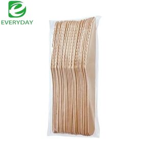 Premium Birch wood Cutlery Set for Eco-Friendly Events 100% Biodegradable Disposable Wooden Utensils for Camping Wedding Parties