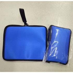 Thickened diving material portable laptop Zipper Mouse Pad