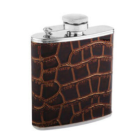 Delicately Designed, Custom Specifications Welcomed Hot-Selling Leather Hip Flask