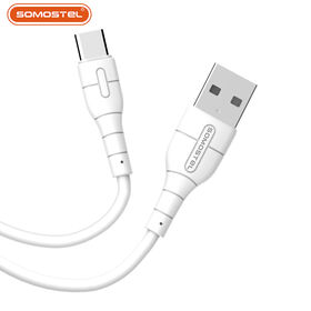 Mobile Phone PVC Charging Cord 1M 2.1A Anti Bend Durable Charging Wire Bulk Supply