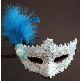 Christmas Lace Mask for Prom Party