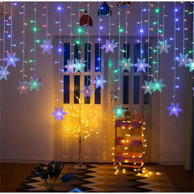 Wholesale window decorative light string LED Christmas curtain light