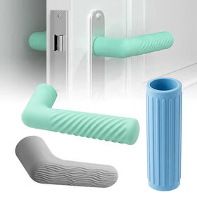 Custom Silicone Door Handle Protector Cover Soft Elastic Door Handle Foam Cover Silicone Door Handle Grip Door Knob Protector