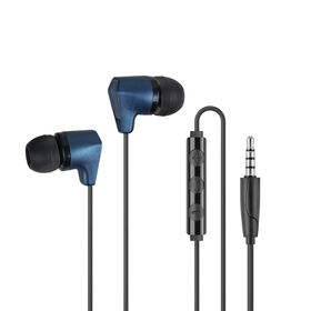 ISO Certified HD Voice Waterproof Earbuds 1.2m Wire 3.5mm Jack Stereo Headphone with Noise Cancelling Microphone for Travel
