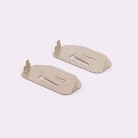 Metal Stainless Steel Contact Dip Battery Holder Cr2450 For Ems