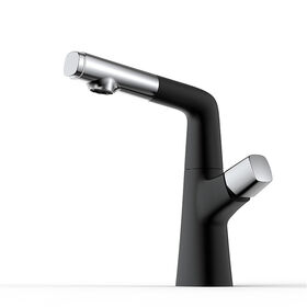 Luxurious Black and Gold Bathroom Faucet Mixer Tap