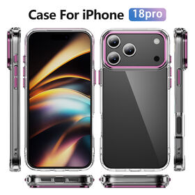 Phantom Minimalist Phone Case Sleek Fashion Raised Camera Protection Shockproof Protective Cover For iPhone 17 Pro Max
