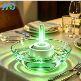 Novelty Floating LED Candle Lamp Saltwater Powered Decorative Light for Home Party Garden