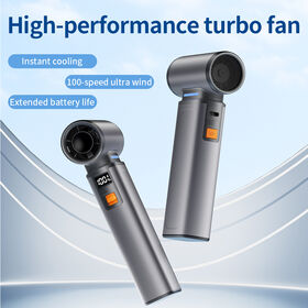 Cooling fans Brushless Motor Handheld Turbo Blower Dual Purpose Vacuum Cleaner 100 Speed Rechargeable Fan 4000mAh Fan