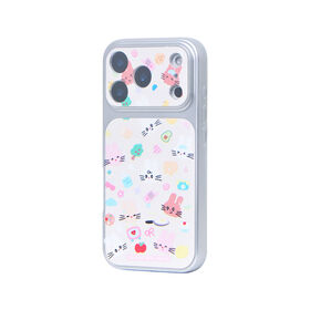 Wholesale Best Wholesale Electroplated Leather Phone Case with Colorful Cartoon Pattern for iPhone for Samsung for XiaomiOPPO C...