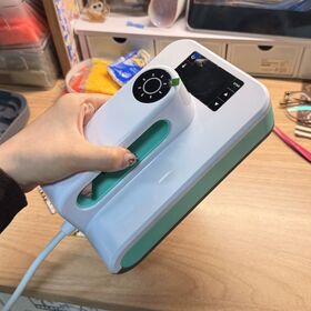 Mini Heat Press Machine with LCD Smart Panel for Logo Transfer & Bead Ironing