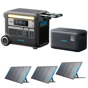 Free Shipping Power-House 767 Portable 2048Wh 2400W Solar Panel Compatible LiFePO4 Battery Power Station