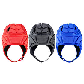 Soft Padded Rugby Soccer Scrum Head Guard Youth Football Protective Helmet