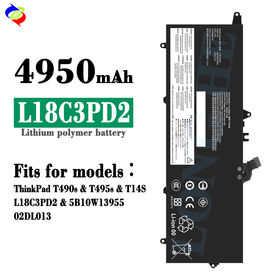 4950mah L18C3PD2 Original Laptop Battery for Lenovo ThinkPad T490s T495s T14SL18C3PD2 5B10W1395502DL013