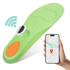 Kids PU Foam Shock Absorb Insole With AirTag Slot Foot Cushion