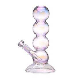 Wholesale Iridescent Glass Bubble Tower, Unique Stacked Sphere Artistic Design
