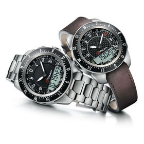 Stainless Steel Stopwatches with Time Display