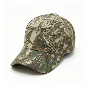 Ladies 100% cotton woven sports cap ,with camouflage printing,precurved peak,with front lining, metal buckle