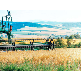 Original New Farm GE40 Combine Harvester 40HP Diesel Euro 5 CE 1600mm Cutting Width Wheel Type Agriculture Machine