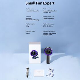 2026 year 2026 New Model Handheld Air Cannon High Speed 35db Low Noise Outdoor Travel Handheld Fans Rechargeable cool