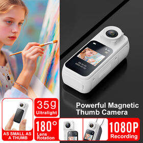 Premium Best Wholesale Popular Small 35g Video Cameras 1080P FHD Recording Cameras 180 Lens Rotation Sport Action Cameras hot much