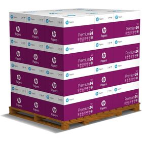 ورق طابعة HP; 8.5x11 Paper; Premium 24 lb; 32 علبة نقالة-160 ، 000 ورقة; 100 لامعة; مصنوعة في الولايات المتحدة الأمريكية-FSC المعتمدة &bull; 1