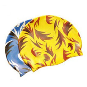 Swimming Cap, Available in Various Colors, Sizes and Designs, Made of Silicone