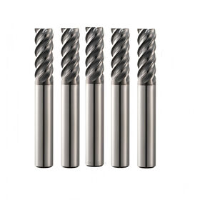 6 Flute Unequal Helix Carbide End Mill Milling Cutter