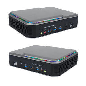 Super processor desktop mini computer for home and business use, 2.5G LAN gaming mini computer with graphics card