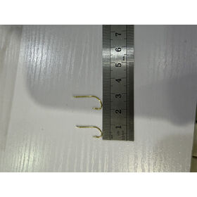 barbed flat eye worm fishing hooks for fresh and salt water