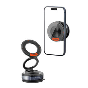 Vacuum Magnetic Phone Stand 360 Degree Rotatable Foldable Multi Angle Adjustable Holder Wholesale