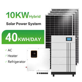 Paket Lengkap Panel Surya 10Kw Sistem Surya Off-Grid 5000W Sistem Energi Surya Rumah Tangga 5KW