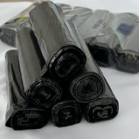 Customizable HDPE flat Trash Bags - Heavy-Duty Can Liners for Home, Commercial, and Industrial Use