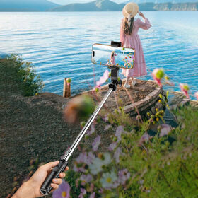 2026 year Wholesale Selfie Stick Tripod With Wireless Remote Control Expandable Portable Tripod Selfie Stick great