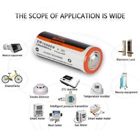 Acivation-free ER18505M LiSOCl2 cylindrical primary lithium battery 3500mAh made in China for iot application