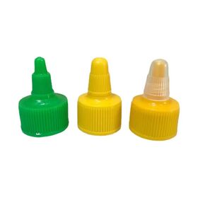 Plastic Squeeze Bottle Caps Twist Off Nozzle Lids Dispensing Caps for Sauce Dressing Syrup Condiments