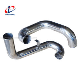 Custom Metal Tube Bending Intercooler Tubes for Vehicle Intake Systems
