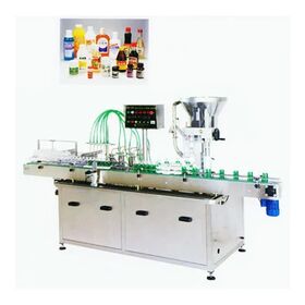 Automatic Filling Machine / Bottle Filling Machines Customized 3000pbh Honey Juice Bottle Filling Capping Labeling Machine