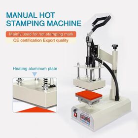 Logo Label Full Automatic Heat Press Machine 15*15 CM