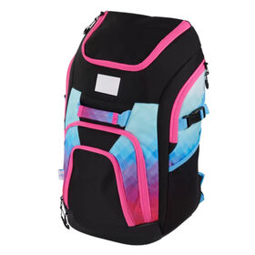 Stylish Gradient Youth Softball Backpack Multi Pocket Baseball Gear Bag For Girls Sports Training