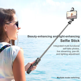 New Wholesale Wireless Popular Best Selling Tripod Extendable Selfie Sticks With Live Stand And Remote Control hot