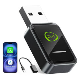 Adaptador Dongle Inalámbrico Tipo C USB para Coche con Doble Función
